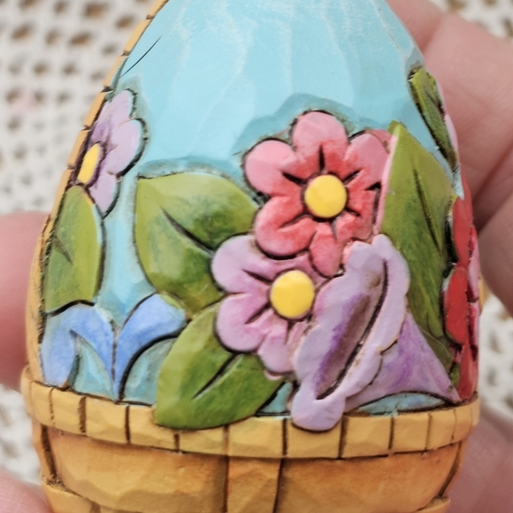 Jim Shore Heartwood "For The Love of Easter" Easter Basket 5 Eggs 4016464 2009 - Picture 16 of 16